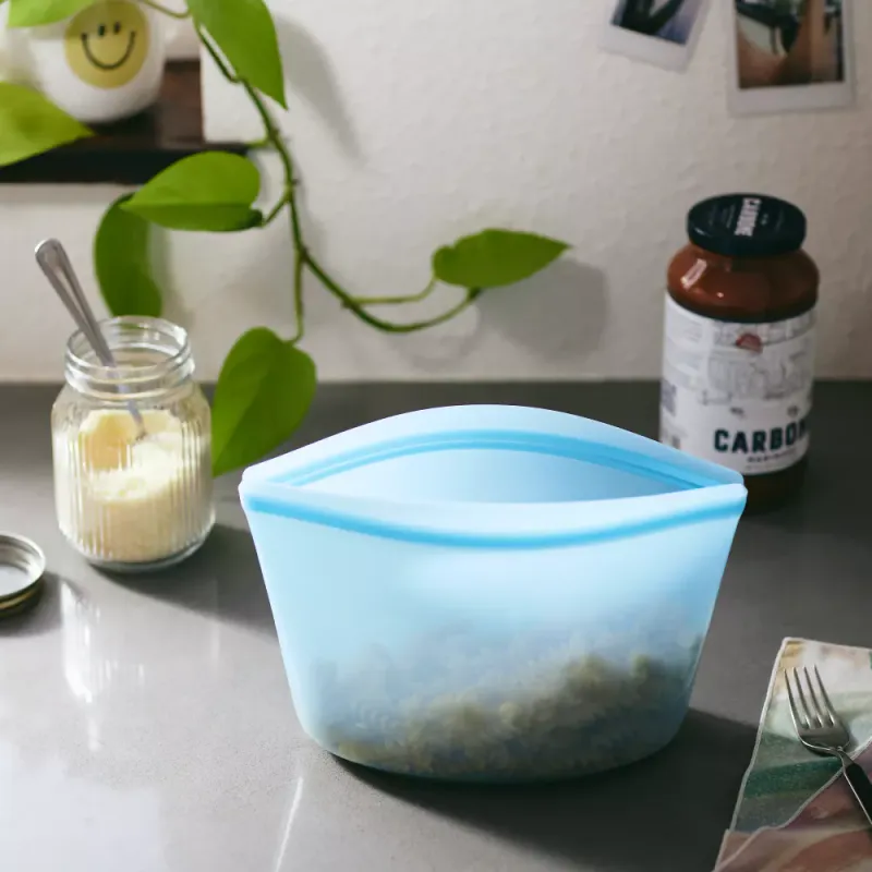 Bowl silikonpose 1419 ml, Klar / Stasher Bags
