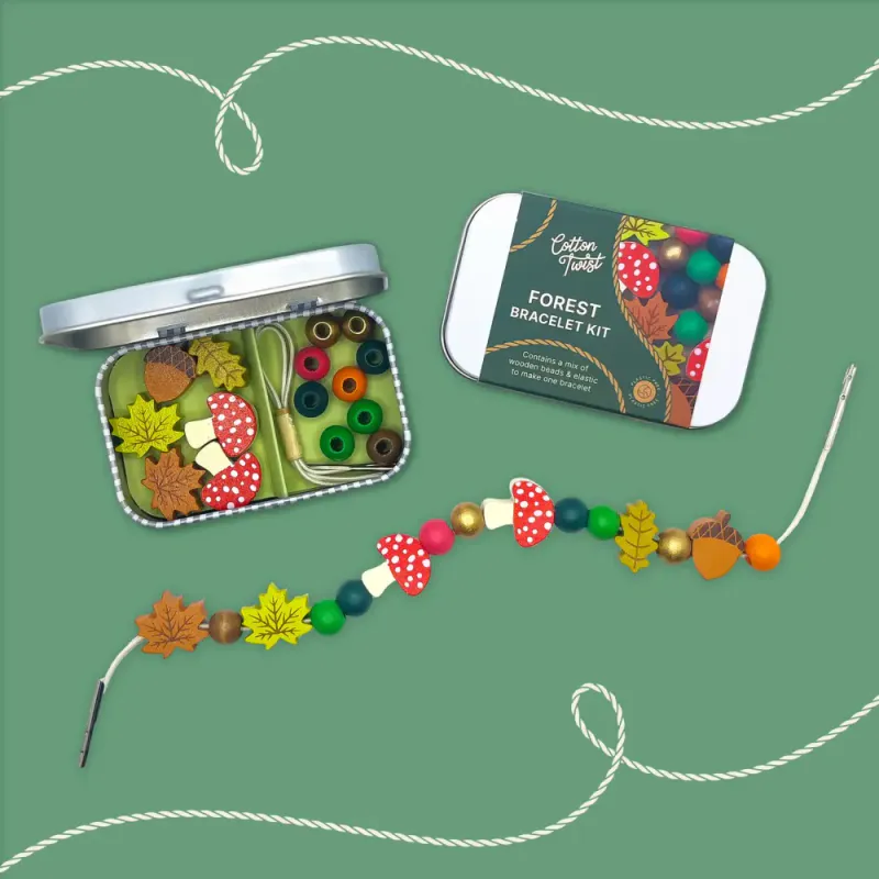 Forest Bracelet Kit / Cotton Twist