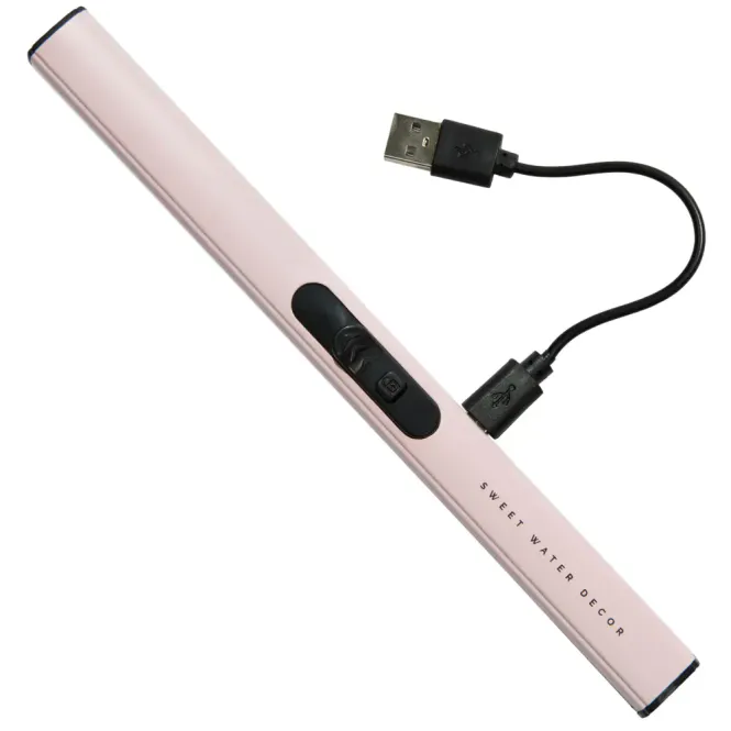 Hovedbilde Oppladbar elektrisk lighter med USB, Rosa / Sweet Water Decor