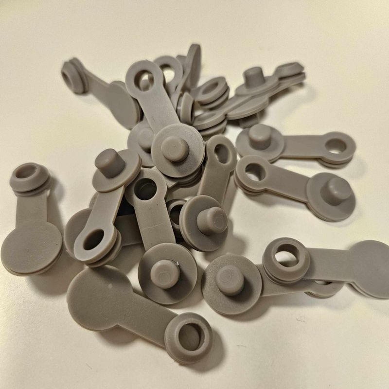 Silikontapp til stålboks med glasslokk / Peach