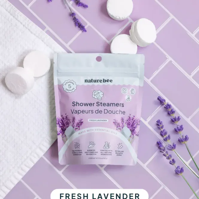 Hovedbilde 5 stk Shower Steamers - Fresh Lavender / Nature Bee