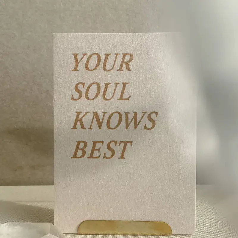 Your Soul Knows Best - Mini Card / Anna Cosma