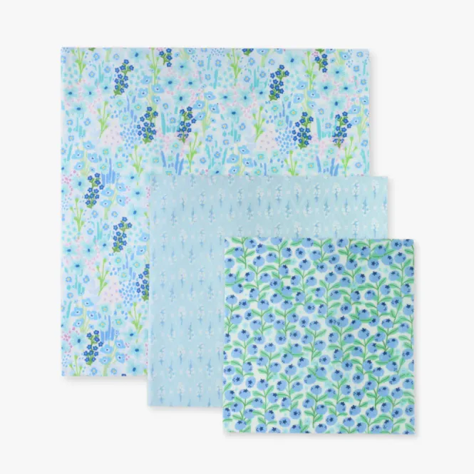 Hovedbilde 3pk Food Wraps bivoksark - BLUE S,M,L / NatureBee