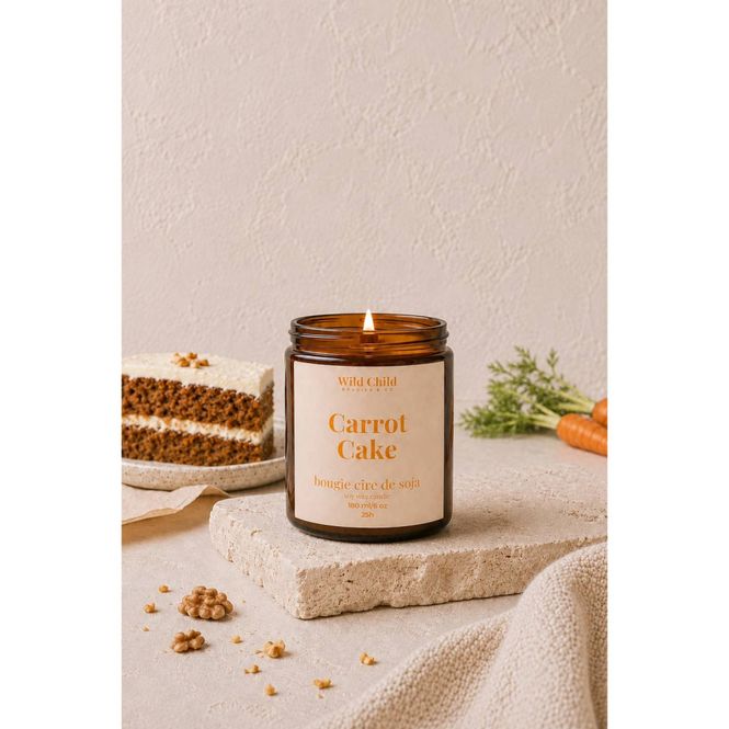 Hovedbilde Carrot Cake Duftlys 25t, WILD CHILD Bougies & Co