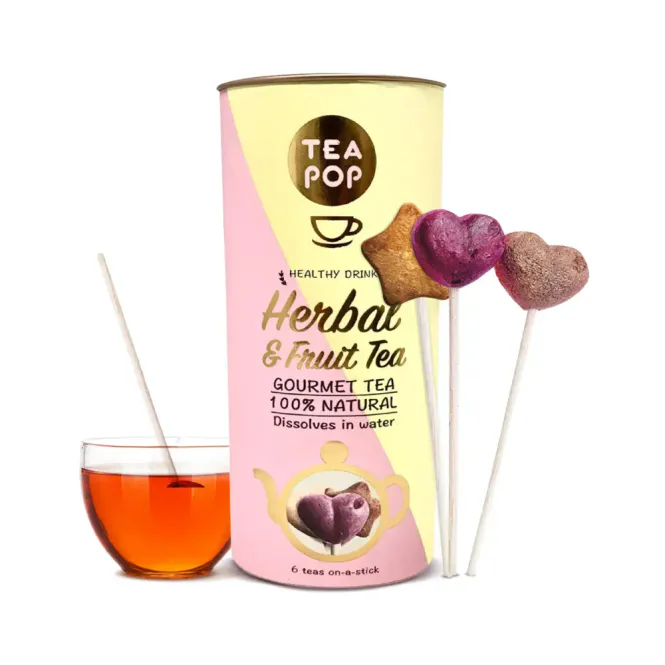 Hovedbilde 6pk Herbal & Fruit Tea - Tea On-A-Stick! / Tea Pop