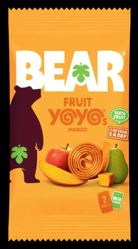 5-pk Fruktrull med mango, Yo-Yo`s 5 x 20g / BEAR
