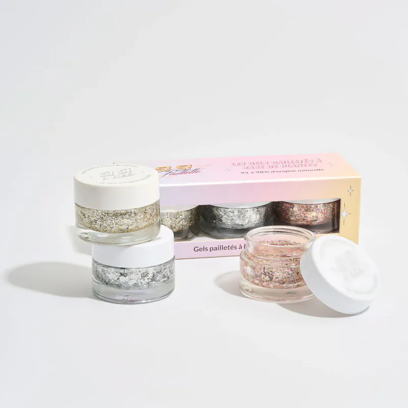 Glitter Gels - The Bestsellers 3 x 10ml / Si Si La Pale