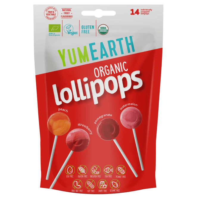 Hovedbilde 14 stk - Organic Fruit Pops - Original / YumEarth