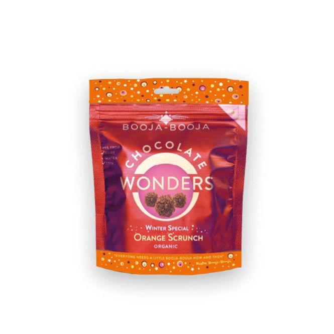 Hovedbilde Booja-Booja Organic Orange Scrunch Chocolate Wonders 65g