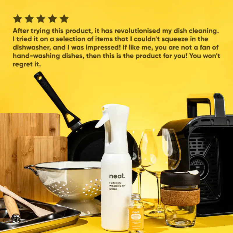 Refill: konsentrert oppvaskspray, Lime & Matcha / Neat