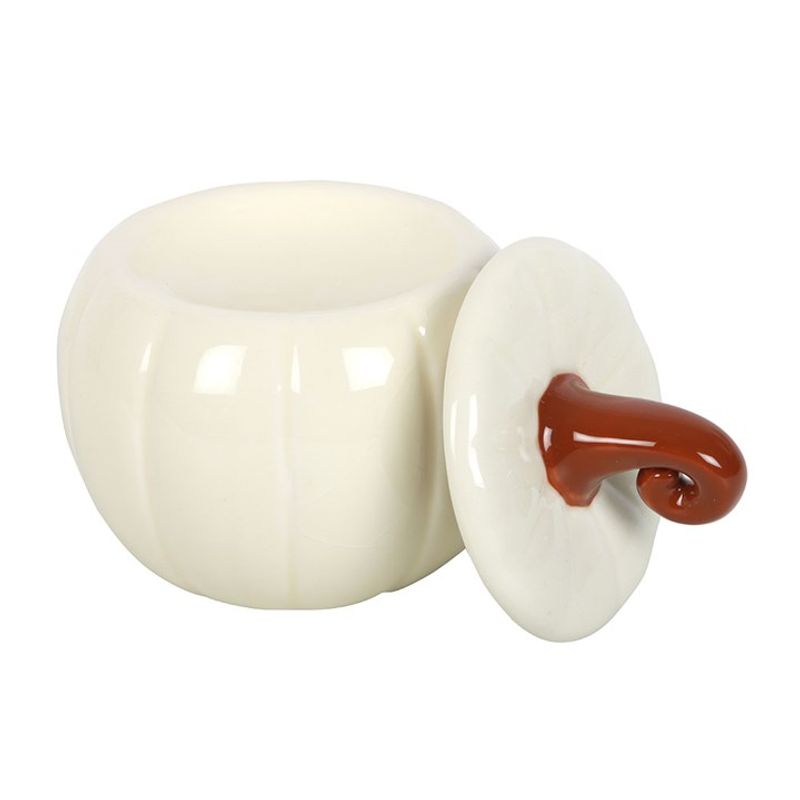 White Curly Pumpkin Autumn Oil Burner/ Something Different 