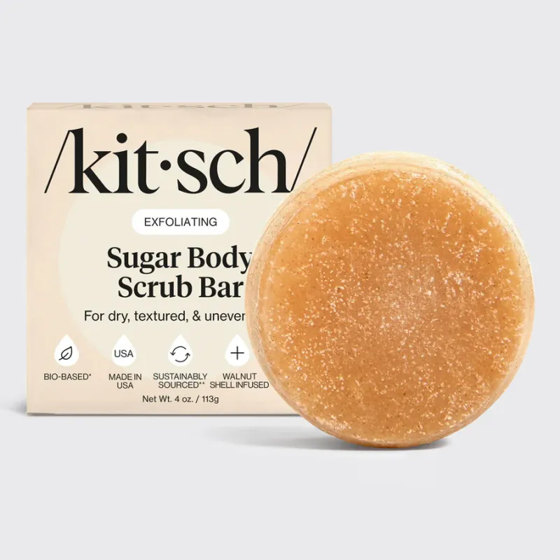 Sugar Exfoliating Body Scrub Bar / Kitsch