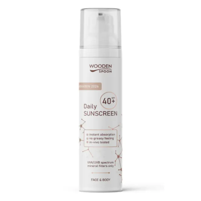 Hovedbilde Daily Sunscreen SPF 40+ Face & Body 100ml / Wooden Spoon
