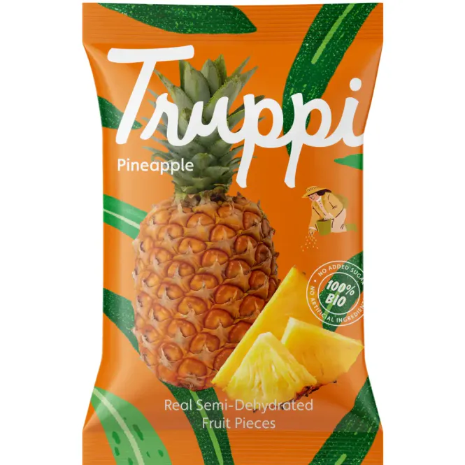 Hovedbilde Pineapple - tørket, økologisk ananas 20g / Truppi  