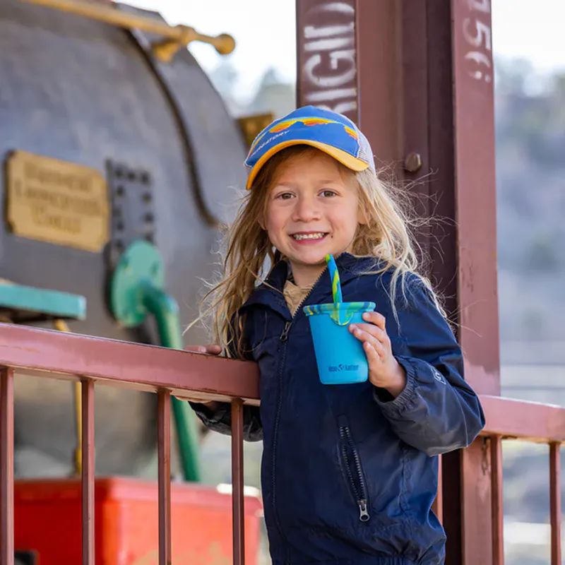 Kid Cup Straw Lid 296 ml, Hawaiian Ocean / Klean K