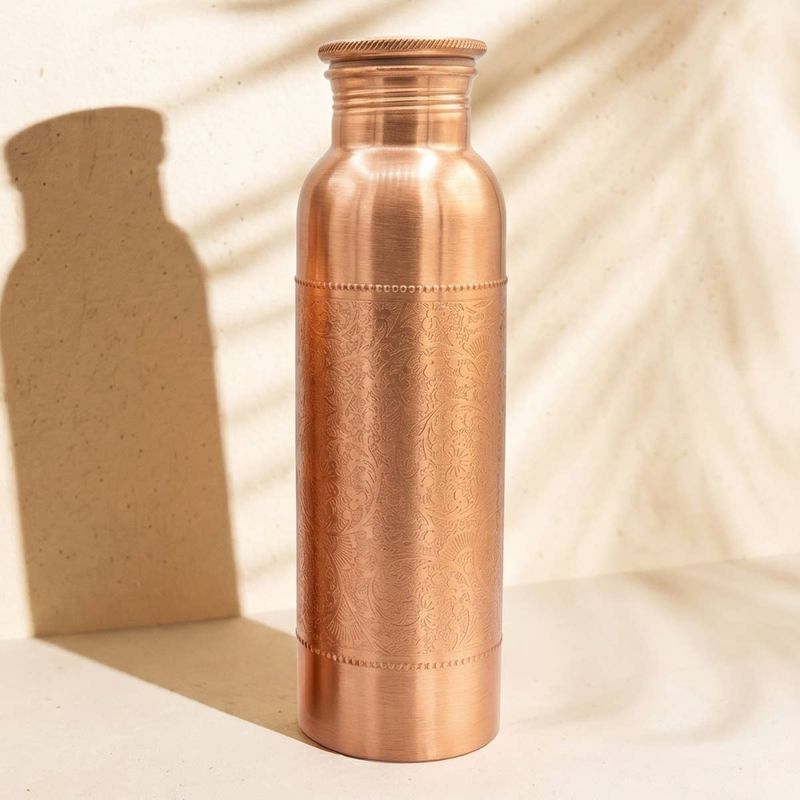 Kobberflaske Mandala 900 ml, Forrest & Love