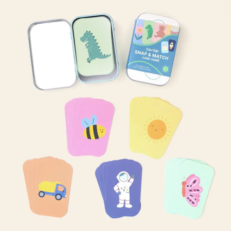Snap & Match Card Game, 2-i-1 Kortspill / Cotton Twist