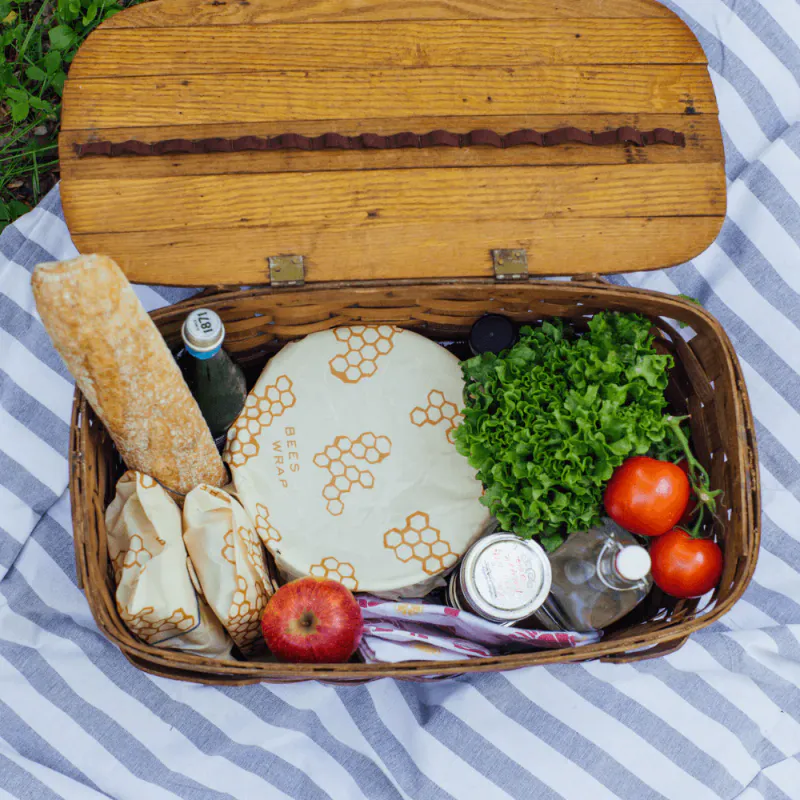 3pk bivoksark str.Large - Honeycomb / Bee´s Wrap