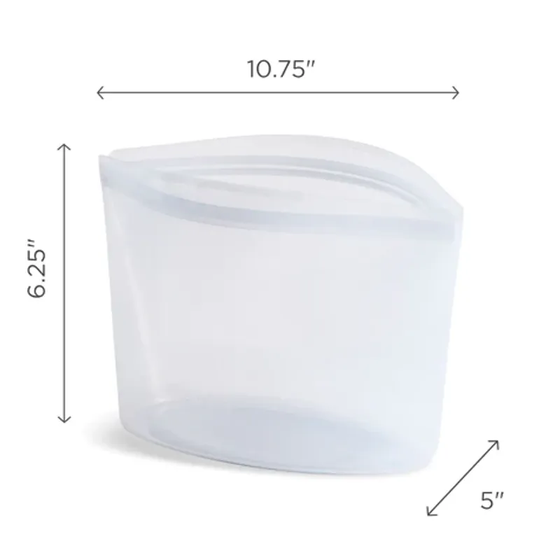 Bowl silikonpose 1419 ml, Klar / Stasher Bags