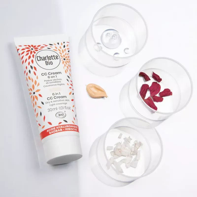 Økologisk CC-Cream, Light Skin 30ml  / Charlotte Bio 