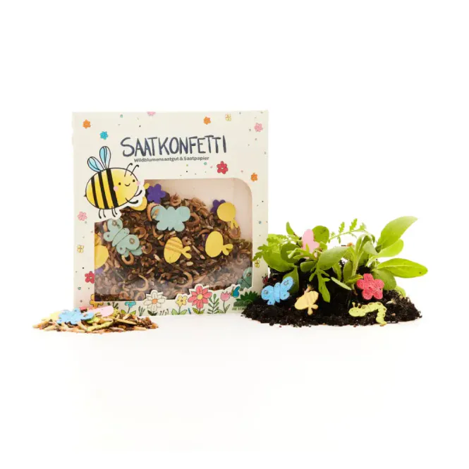 Hovedbilde Frø - konfetti med såpapir / Die Stadtgartner