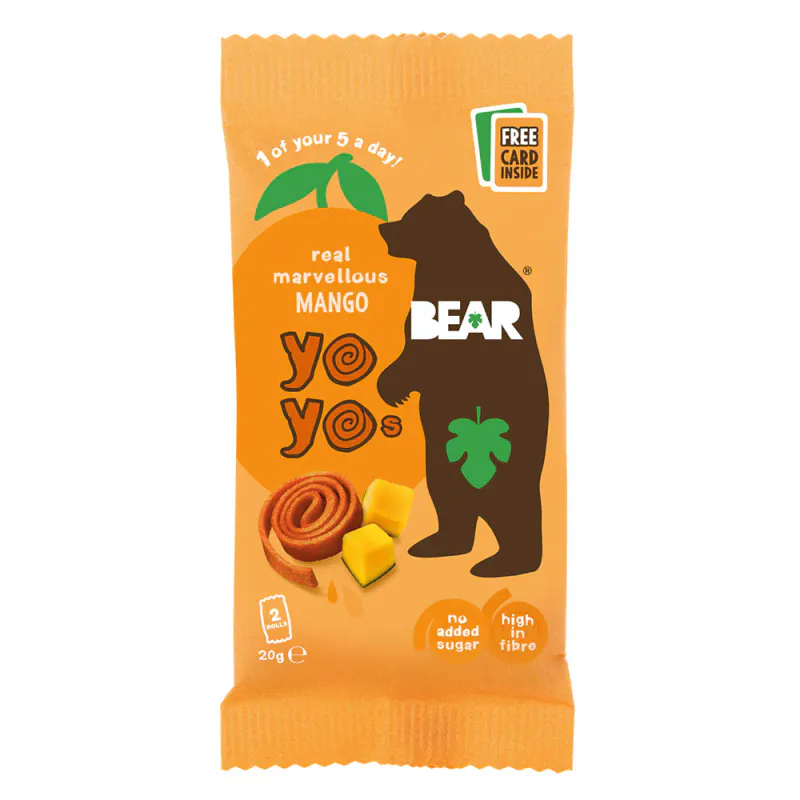 5-pk Fruktrull med mango, Yo-Yo`s 5 x 20g / BEAR