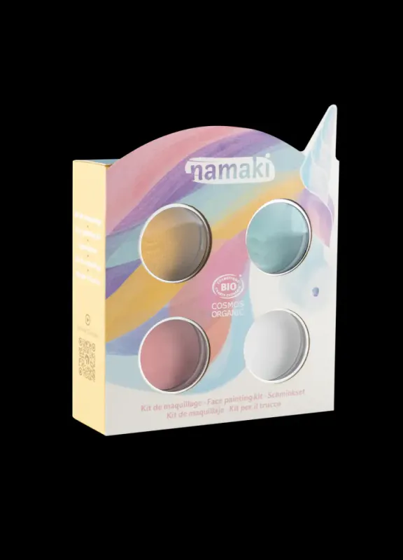 Face painting kit, 4 farger - Unicorn, Namaki