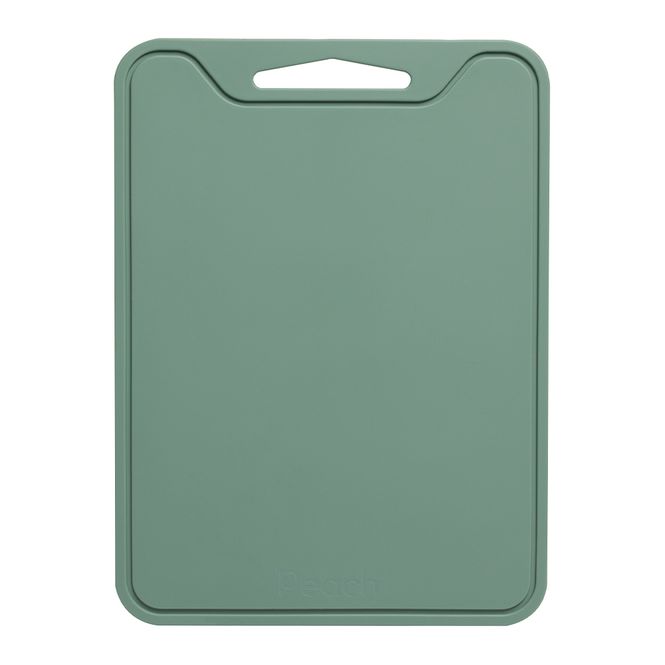 Hovedbilde Skjærebrett i silikon, Forest Green / Peach