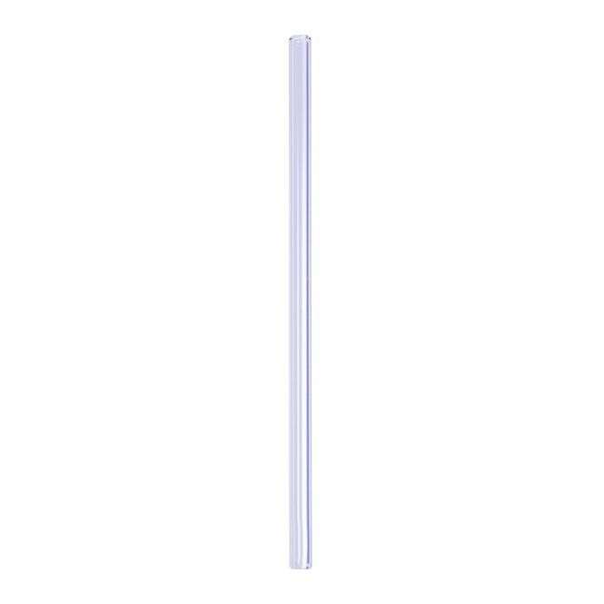 Hovedbilde Rett sugerør i glass, Amethyst 20cm / Peach