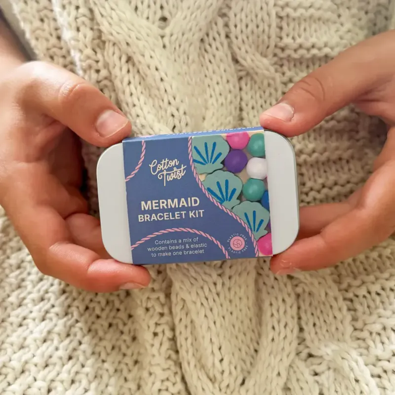 Mermaid Bracelet Kit / Cotton Twist