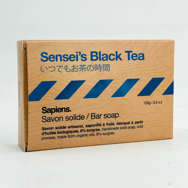 Organic Bar Soap - Sensei's Black Tea 100g / Sapiens