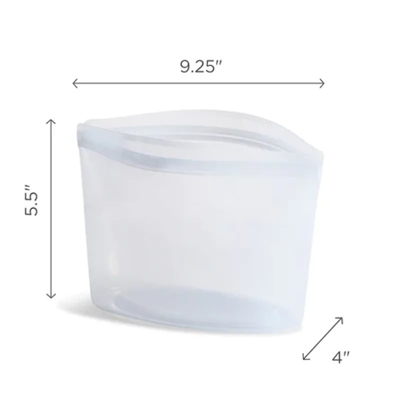 Bowl silikonpose 946 ml, Klar / Stasher Bags