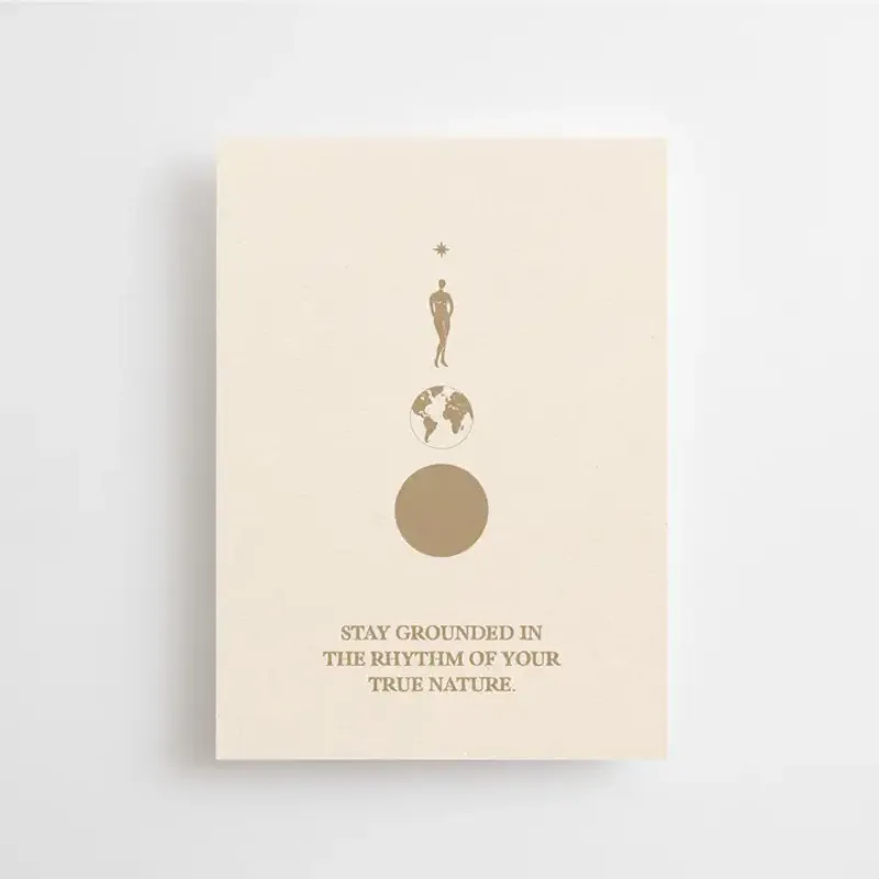 Stay Grounded - Mini Card / Anna Cosma