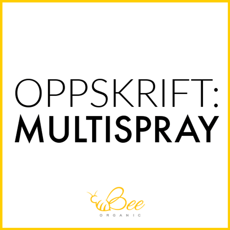 OPPSKRIFT: RENGJØRINGSSPRAY