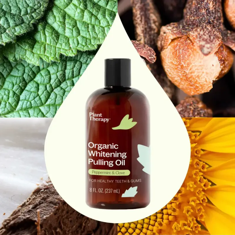 Organic Whitening Pulling Oil 237ml / Plant Therapy