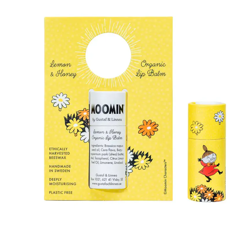 Økologisk leppepomade, Lemon & Honey 8.5g / Moomin By G&L