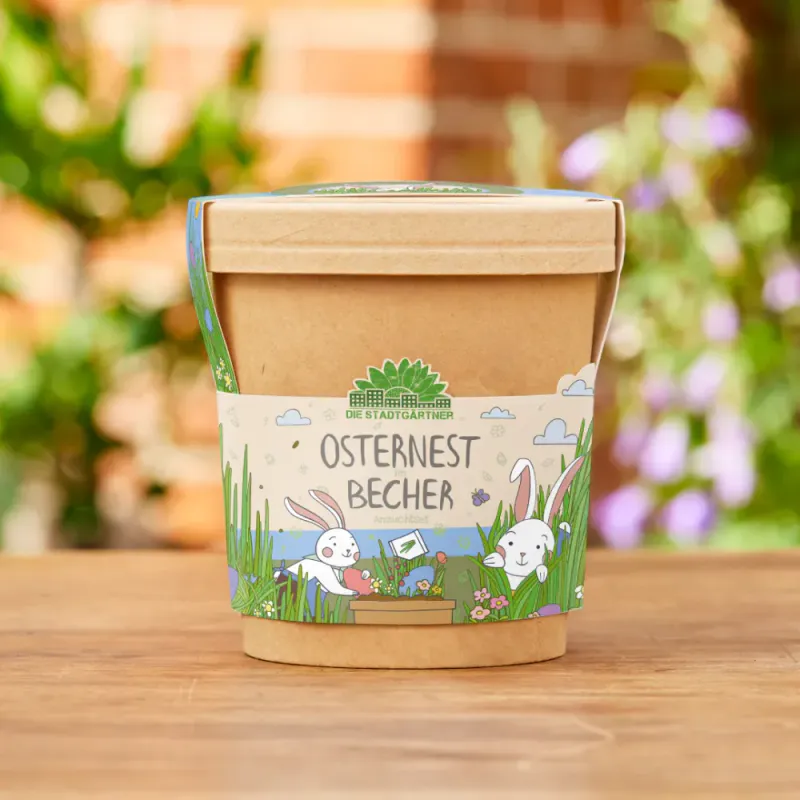 Easter Nest out of the Cup / Die Stadtgärtner