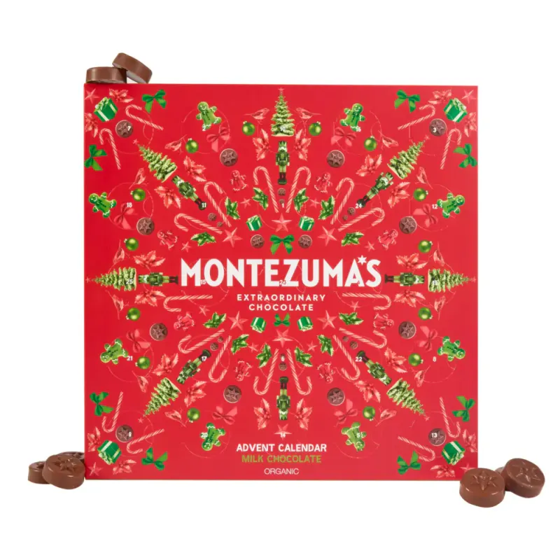Montezuma's Advent Calendar Milk Chocolate Organic 150g