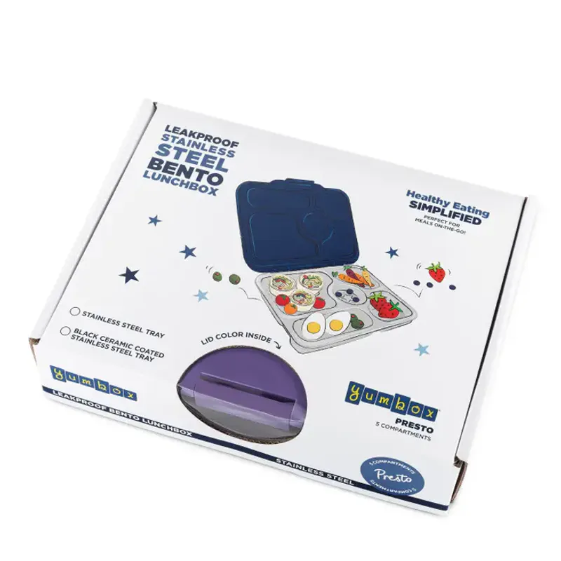Bento matboks med flere rom, Remy Lavender / Yumbox